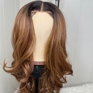 T part ombre synthetic lace wig